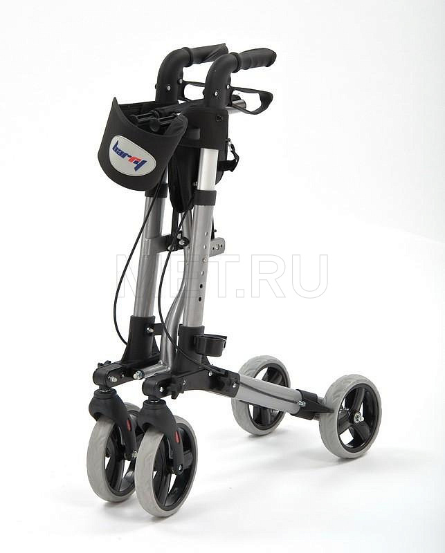 Smart Ролятор с регулируемой высотой сиденья и тростедержателем