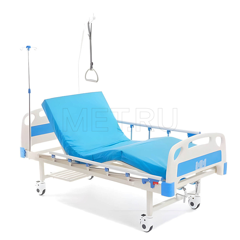 Медицинская кровать механическая четырехсекционная MET DM-370 Медицинская кровать механическая четырехсекционная