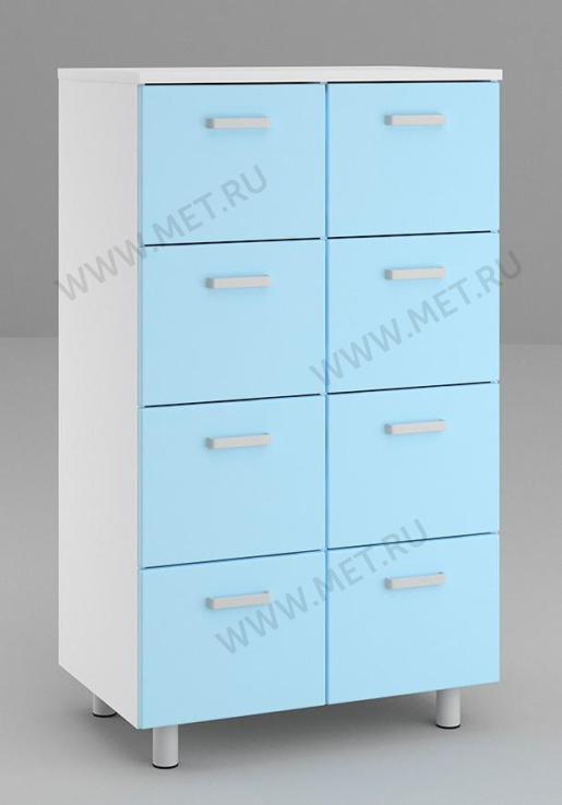 ШК12-03 МДФ Шкаф картотечный с восемью файловыми ящиками (804х512х1380) от производителя