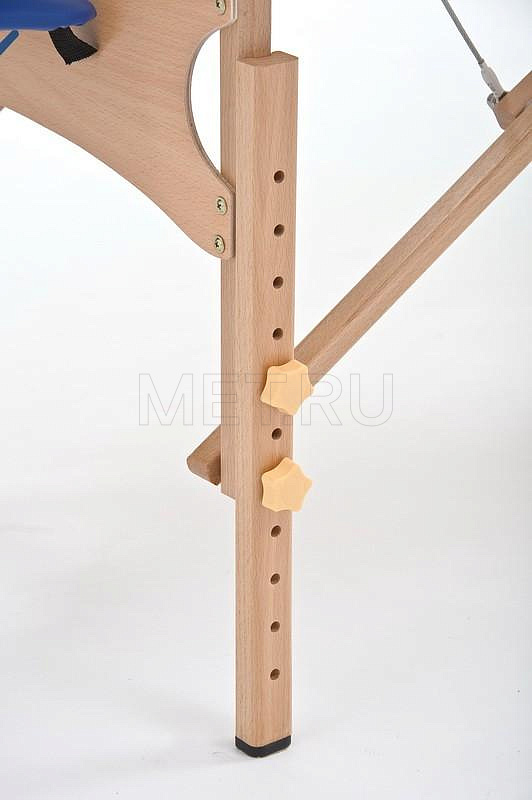 JF-AY01 Стол массажный складной деревянный трёхсекционный, сине-кремовый от производителя