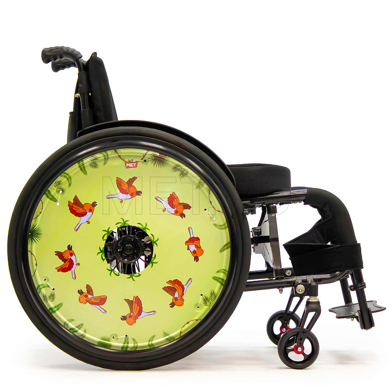 ПОПУГАЙ Защитные диски для колес на инвалидную коляску (комплект 2 шт)