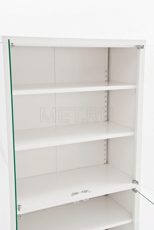  МЕТ ВАЛЕНТИЯ 2СС Шкаф-витрина  медицинский, с антибактериальной окраской,, разборный