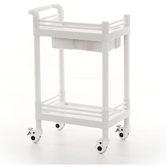 Столик манипуляционный с 1 ящиком и 2 полками