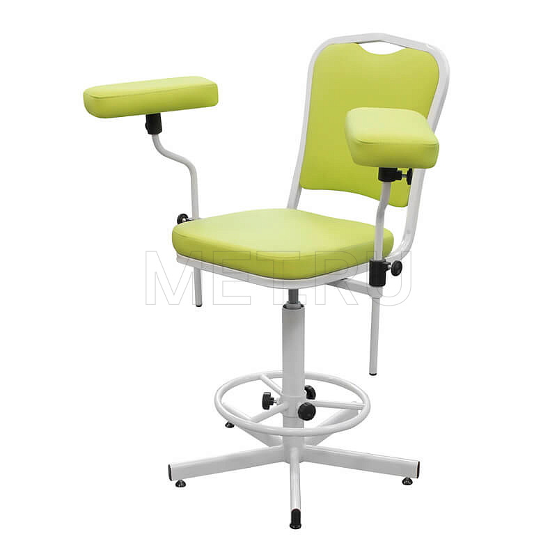 ДР03-1 Кресло донорское/для гематологических процедур, цвет светло-зеленый