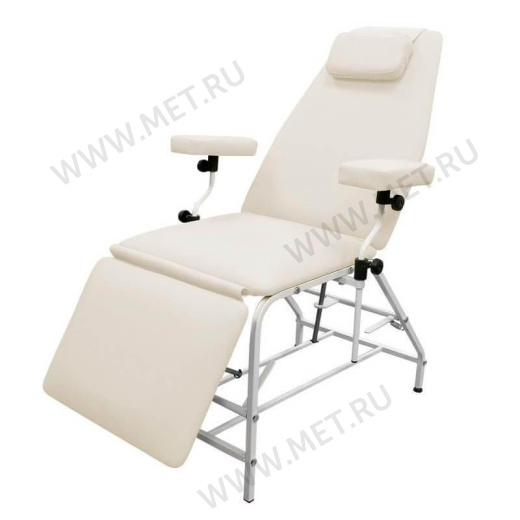 ДР04 Донорское кресло с механическими регулировками, цвет белый от производителя
