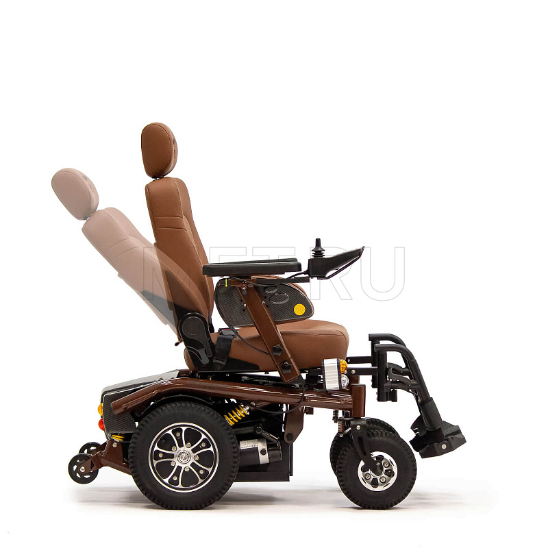 MET CRUISER 21 Кресло-коляска электрическая с сиденьем автомобильного типа коричневого цвета