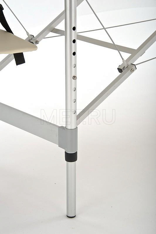 JFAL01 Массажный переносной стол на алюминиевом каркасе, Бежевый/коричневый МЕТ