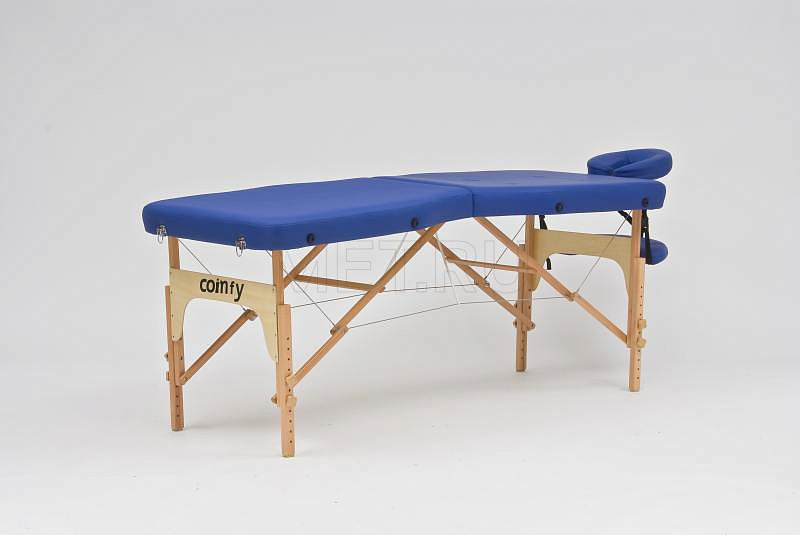 Wendermann Wood Advanta Складной массажный стол с рамой из бука, синий - серия Professional от производителя