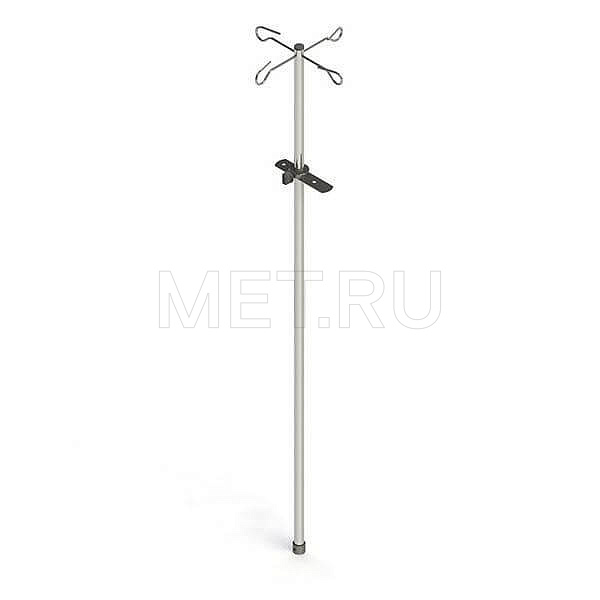 Регулируемая высота: 200-1100 мм Стойка инфузионная