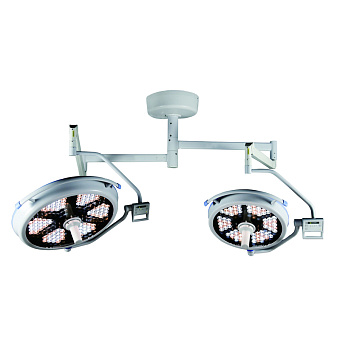 Светильник медицинский светодиодный операционный стационарный двухблочный 