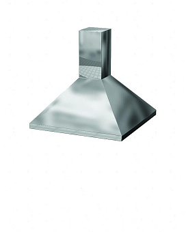 Зонт вытяжной нерж. Ширина 60 см, глубина 60 см, высота 50 см