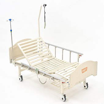 Кровать функциональная медицинская бежевая