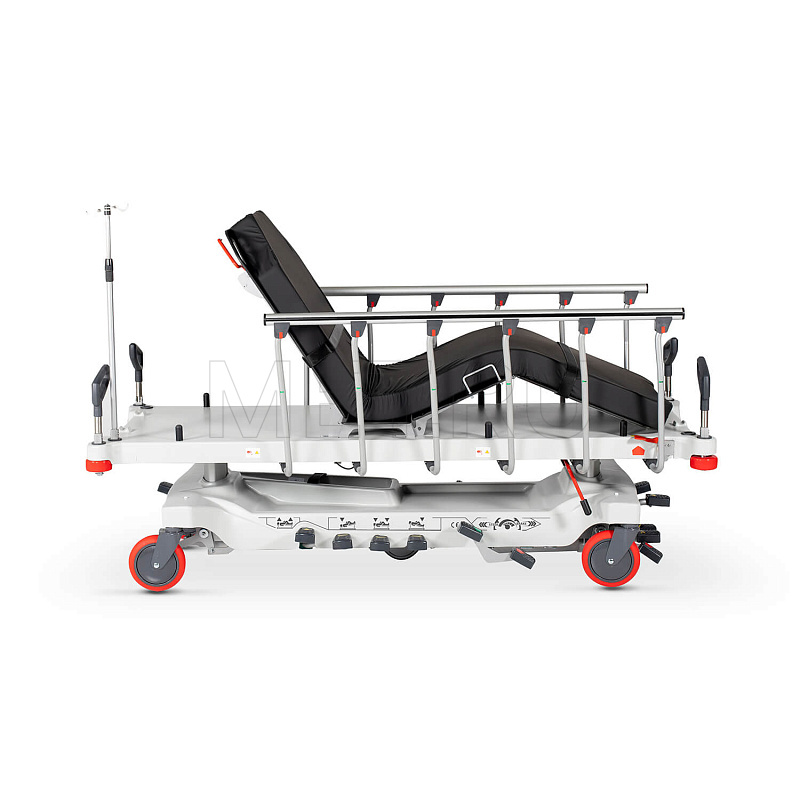 МЕТ ТВ-170 Тележка медицинская для перевозки больных межкорпусная МЕТ