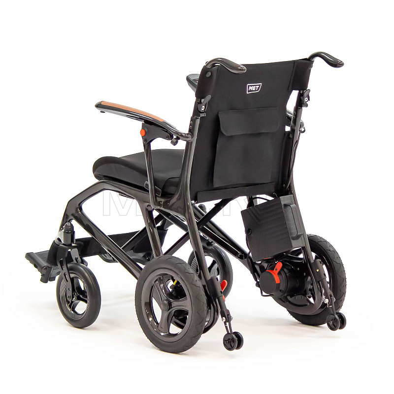 МЕТ CARBONYX FLO Кресло-коляска складная с электроприводом MET