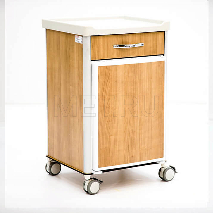 Прикроватная тумбочка со встроенным мини-холодильником Refrigerator-Nightstand ABS/WOOD Прикроватная тумбочка со встроенным мини-холодильником