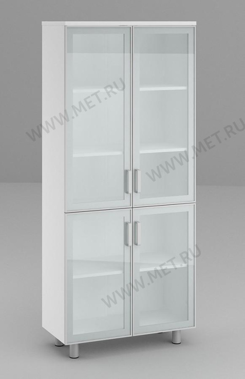 ШК13-05 МДФ Шкаф для документов с двумя парами стеклянных дверей от производителя