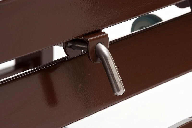 КМФ 942 кардио Кровать кресло  для лежачих больных  с туалетом и столиком, складные ограждения MET