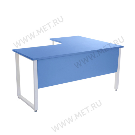 MET LD-200 Стол врача угловой, синий (160х120х75 см) от производителя