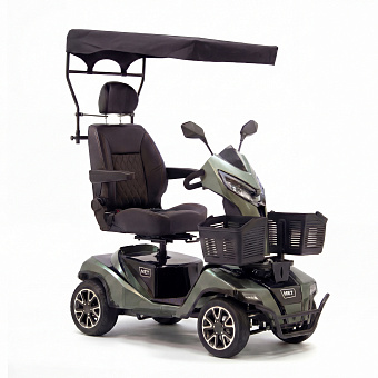 Электрический скутер для инвалидов и пожилых людей c крышей