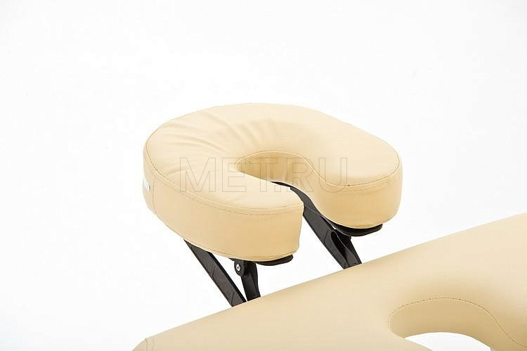 JFAL03А Легкий трёхсекционный алюминиевый массажный стол, бежевый