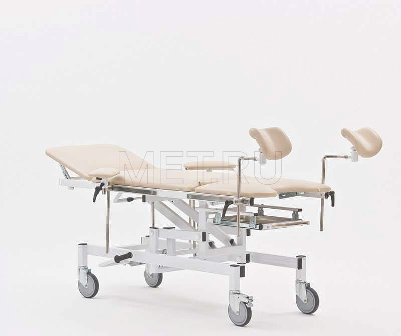 КСМПУ-07г Стол перевязочно/гинекологический на гидроприводе(белый)