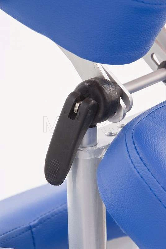 JFMC05 Массажная скамья алюминиевая складная синяя