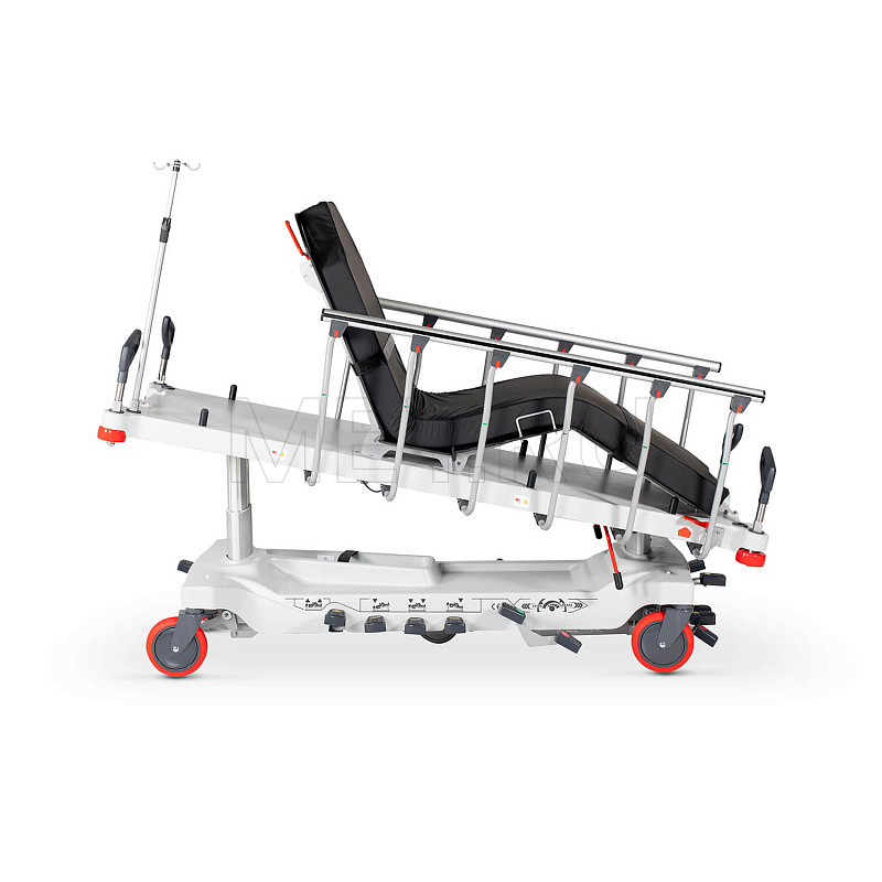 МЕТ ТВ-170 Тележка медицинская для перевозки больных межкорпусная МЕТ