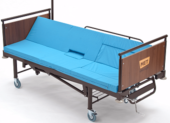 Кровать функциональная медицинская с функцией переворота и сан.оснащением