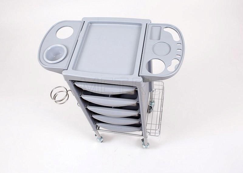 SD-3013A Тележка парикмахерская серая MET