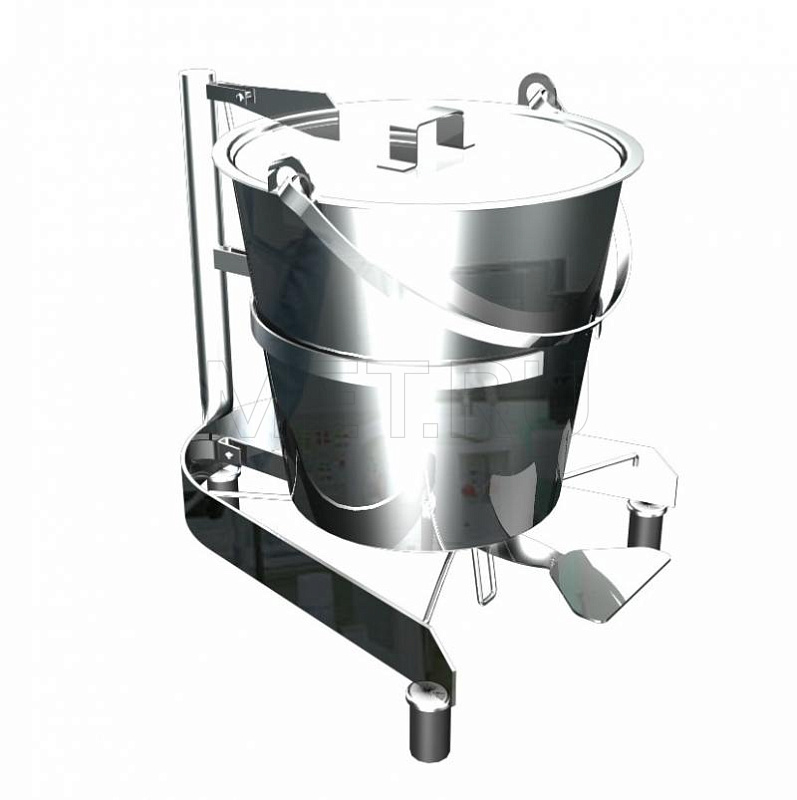 Подставка  из нержавеющей стали  под 10л  ведро П-01-ВП  Подставка  из нержавеющей стали  под 10л  ведро П-01-ВП