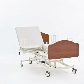 Кровать для работающих лежачих больных, с электроприводами