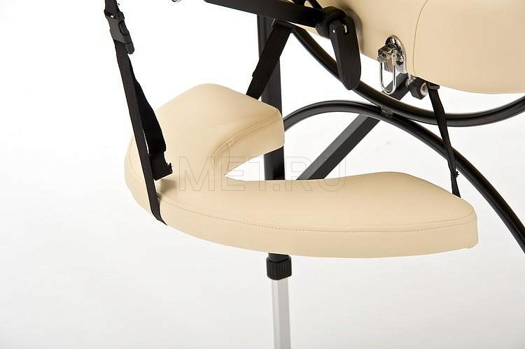 Wendermann Alum 03 Массажный стол 3-секционный,  с подъемным подголовником, кремовый MET