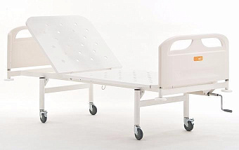 Медицинская функциональная кровать с поднимающимся изголовьем