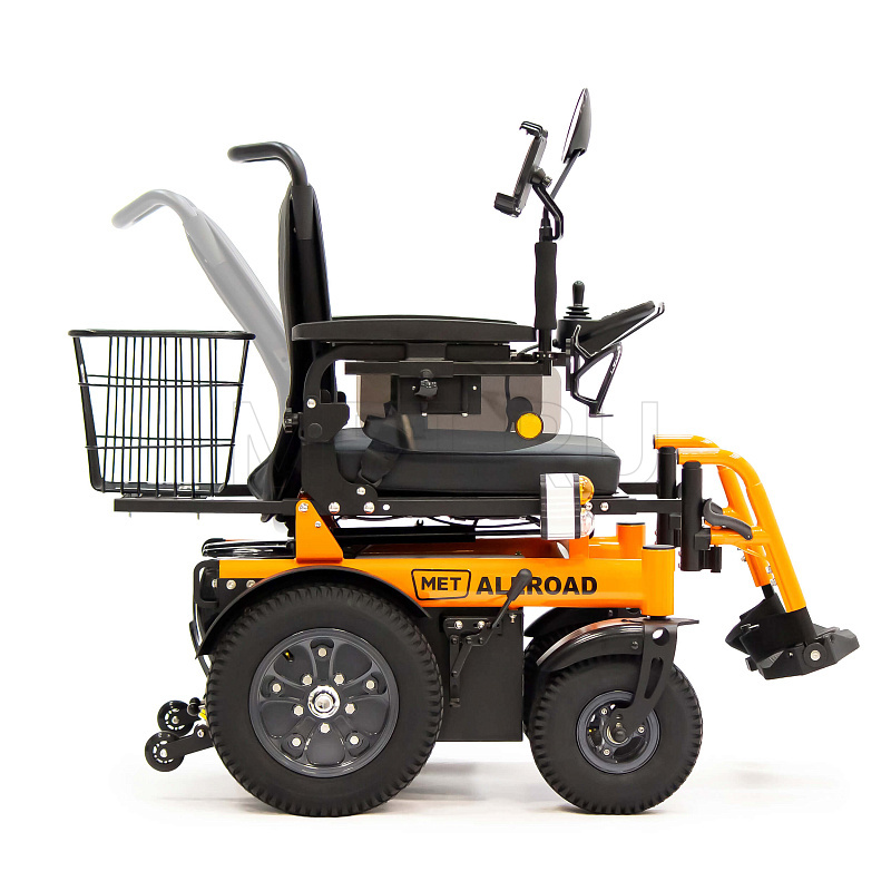MET ALLROAD Кресло-коляска с электроприводом, в комплекте с корзиной и светодиодными фарами
