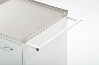 Столик металлический передвижной  с 3-я выдвижными ящиками