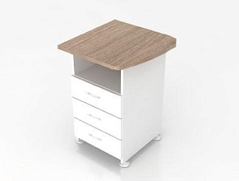 Правосторонний топ приставной тумбы