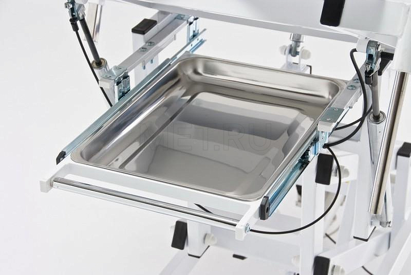 Кресло гинекологическое с регулировкой высоты , на электроприводе, цвет- белый МЕТ