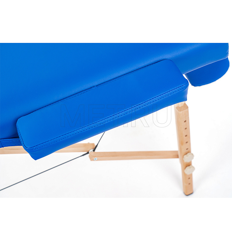 MET Comfort W3 Массажный стол, деревянный, 3-х секционный, синий МЕТ