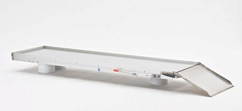 Тележка-каталка с приемным устройство с поперечным перемещением ПУ