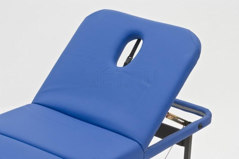 Wendermann Steel 02 (JFST02) Удлиненный до 195 см раскладной массажный стол на стальном каркас, синий MET