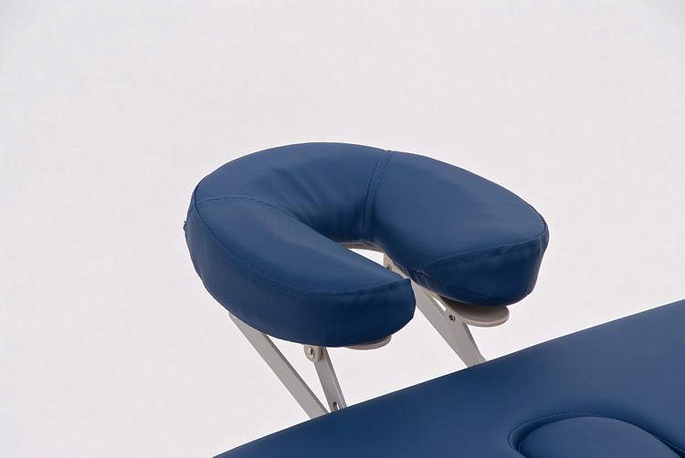 JFAL02 Складной двухсекционный массажный стол на алюминиевом каркасе, синий