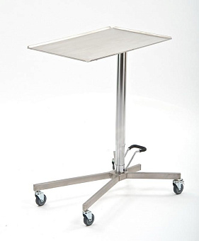 Манипуляционный стол из нержавеющей стали с гидроприводом (размер 515х800мм)