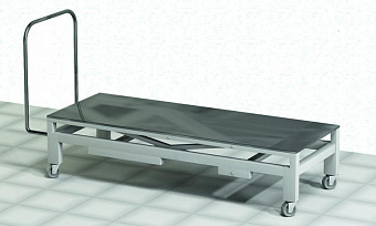 Каталка подъёмная гидравлическая для патологоанатомических отделений нерж.