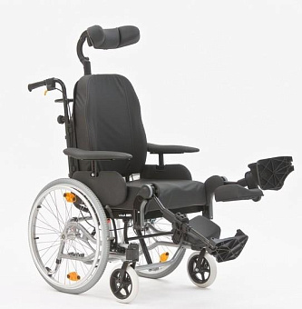 Кресло-коляска комфортное, большого размера