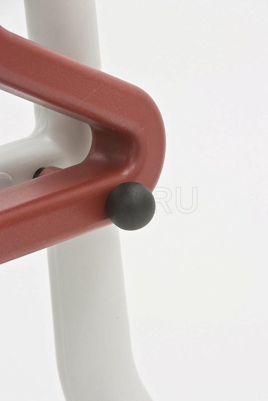 Rebotec Kiel, Германия Туалетный стул с санитарным оснащением, усиленный, серый/рубин