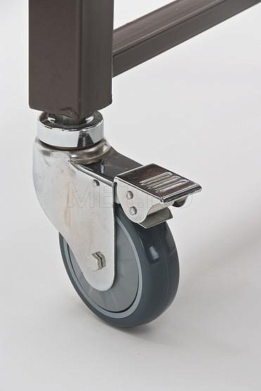 Е-8 WOOD WC Четырехсекционная кровать  для лежачих больных c туалетом MET