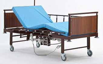 Кровать электрическая медицинская c электроприводным туалетом.