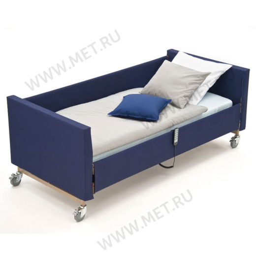 MET TERNA COLOR Кровать медицинская функциональная в текстильном чехле, цвет синий от производителя