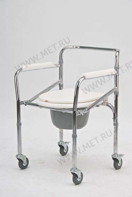 FS 696 Кресло-туалет складное с хромированной рамой от производителя