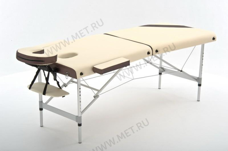 JFAL01 Массажный переносной стол на алюминиевом каркасе, Бежевый/коричневый от производителя